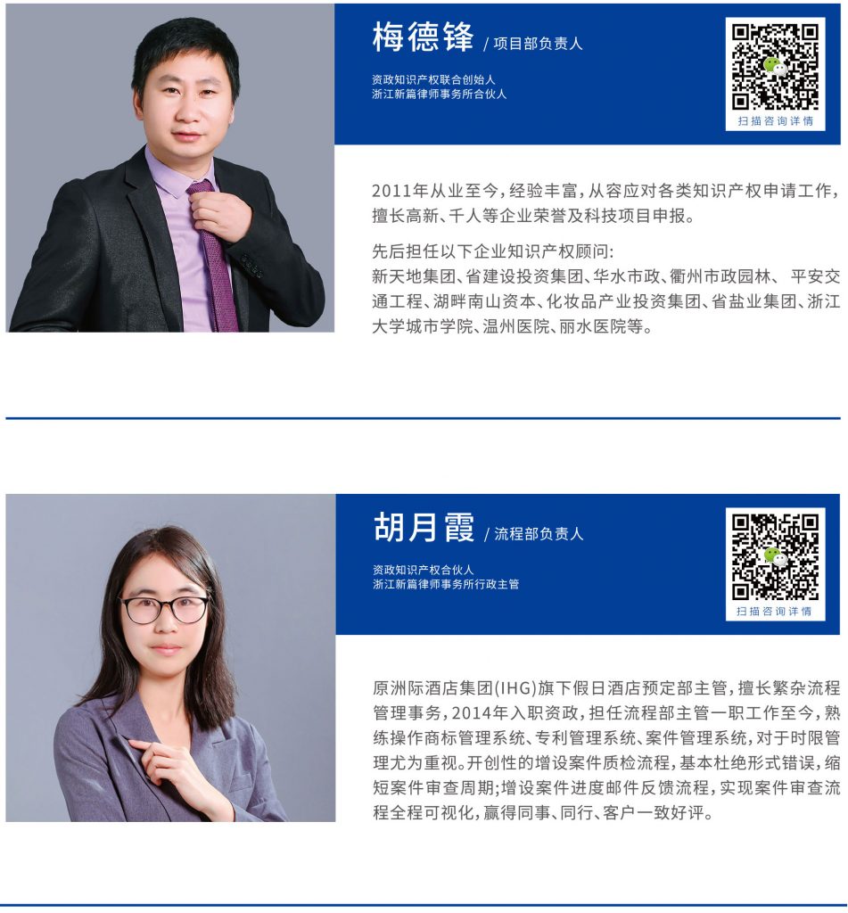 资政知识产权专业团队